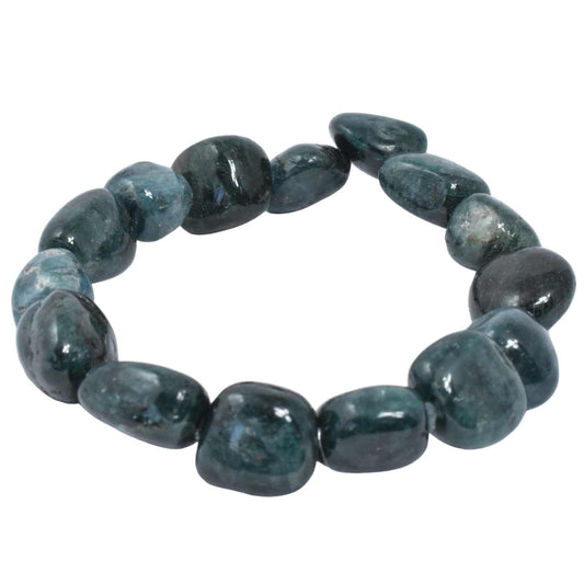 Blue Apatite Tumbled Bracelet