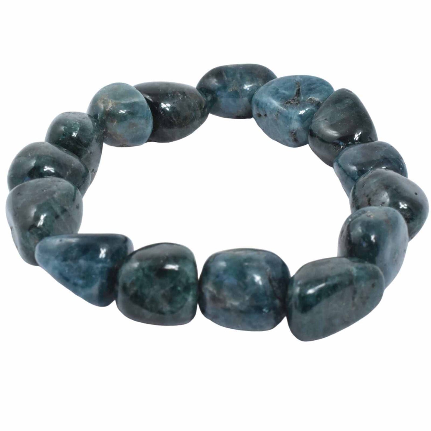 Blue Apatite Tumbled Bracelet