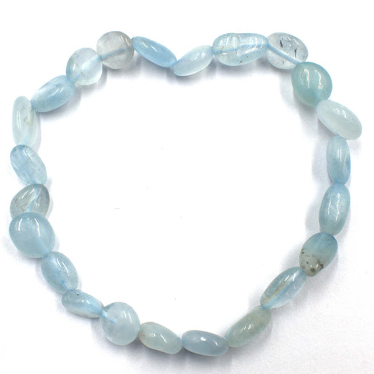 Aquamarine Tumbled Bracelet