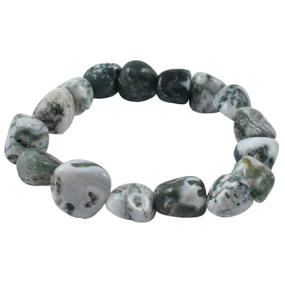 Tree Agate Tumbled Bracelet