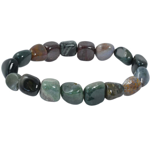 Bloodstone Tumbled Bracelet