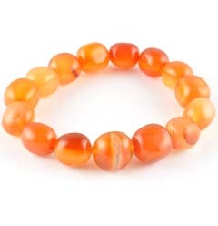 Carnelian Tumbled Bracelet