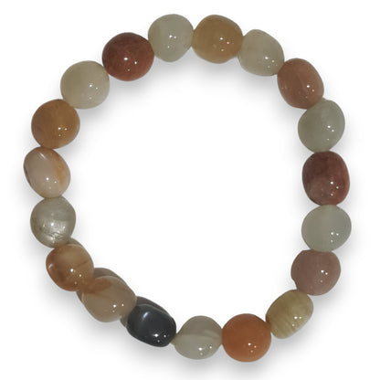 Moonstone Tumbled Bracelet