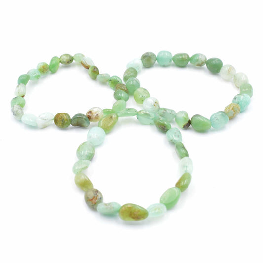 Chrysoprase Tumbled Bracelet