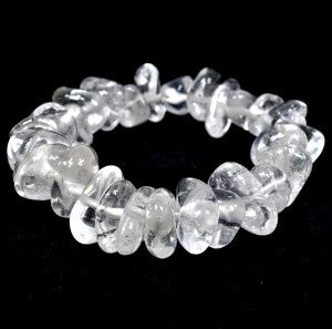 Clear Quartz Tumbled Bracelet