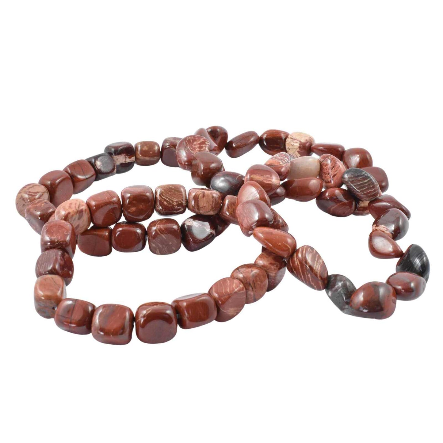 Red Snakeskin Jasper Tumbled Bracelet
