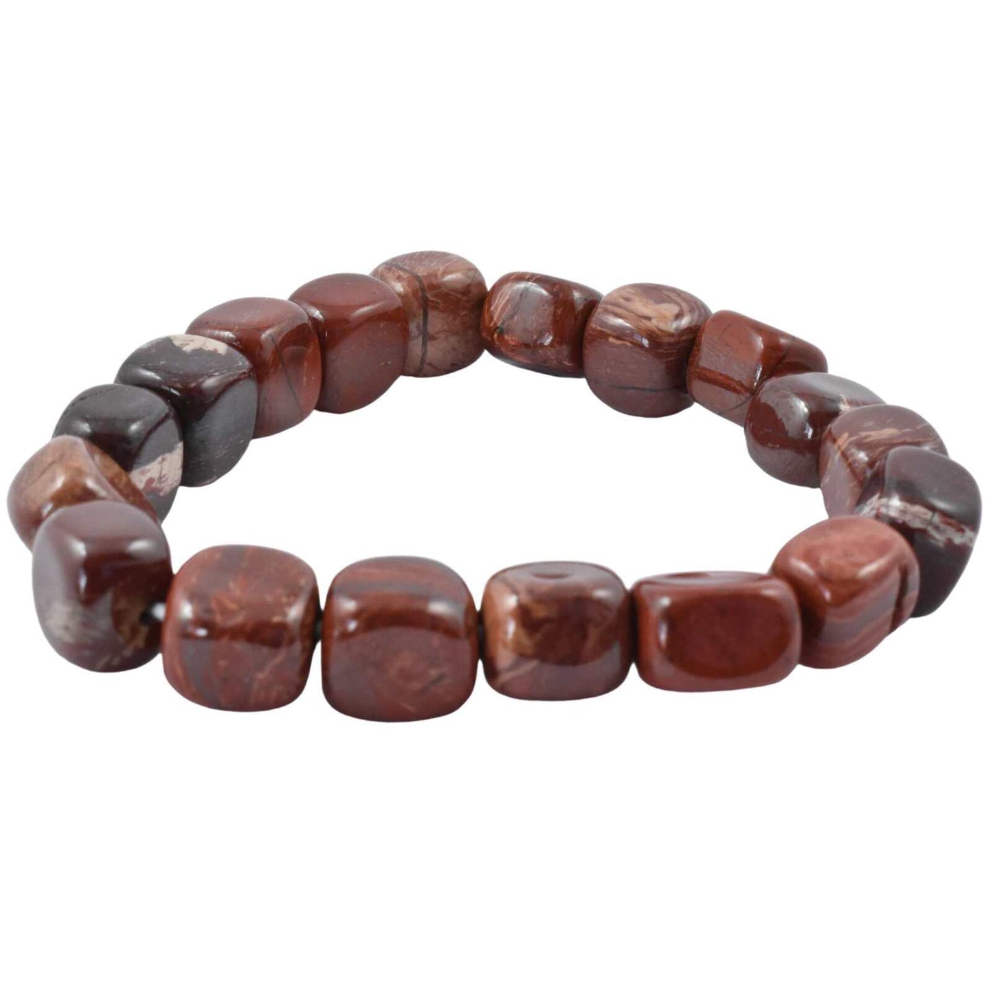 Red Snakeskin Jasper Tumbled Bracelet