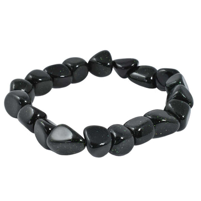 Green Goldstone Tumbled Bracelet