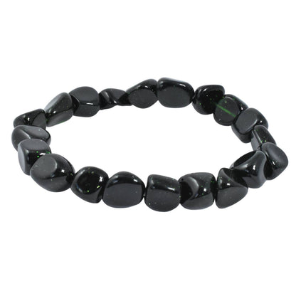 Green Goldstone Tumbled Bracelet