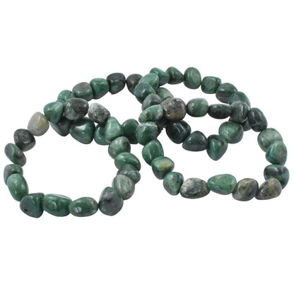 African Jade Tumbled Bracelet