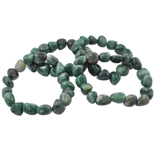 African Jade Tumbled Bracelet