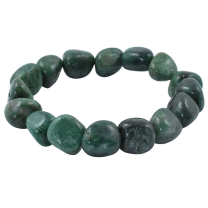 African Jade Tumbled Bracelet