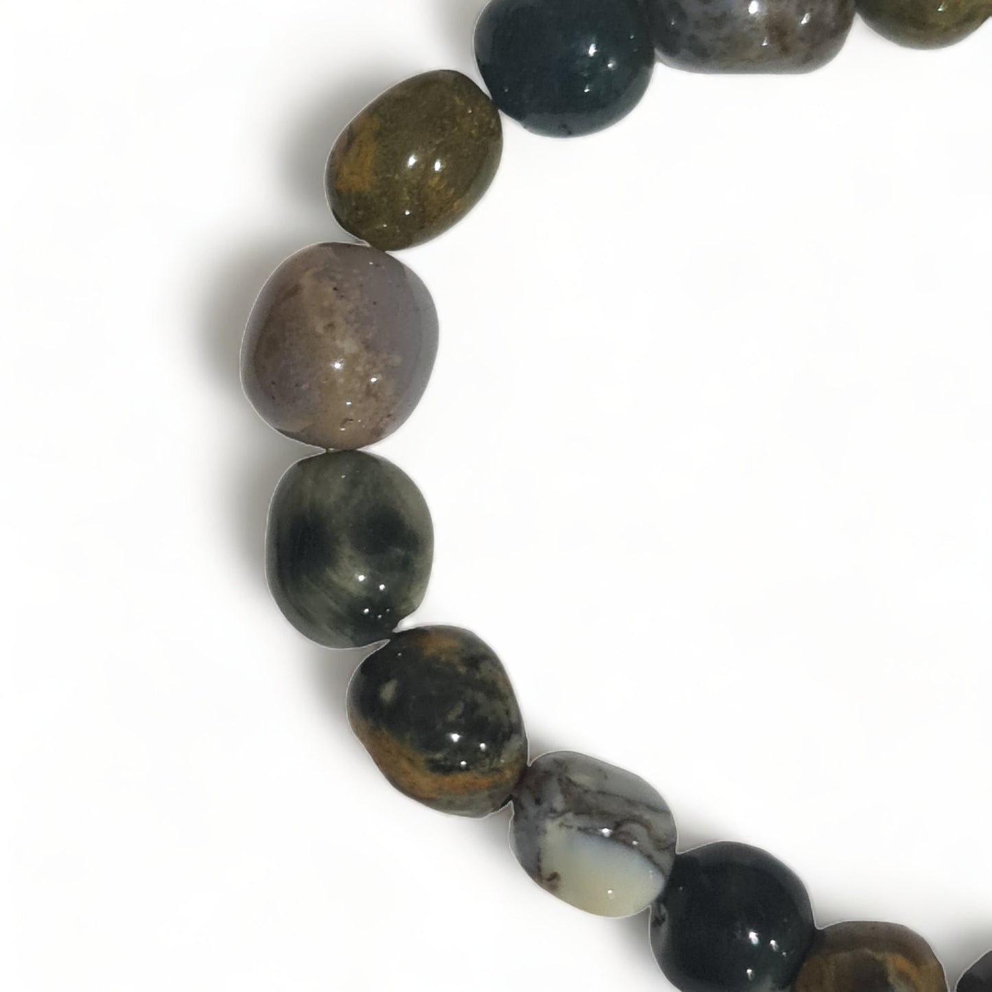 Ocean Jasper Tumbled Bracelet