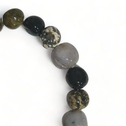 Ocean Jasper Tumbled Bracelet