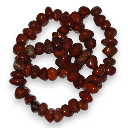 Red Jasper Tumbled Bracelet