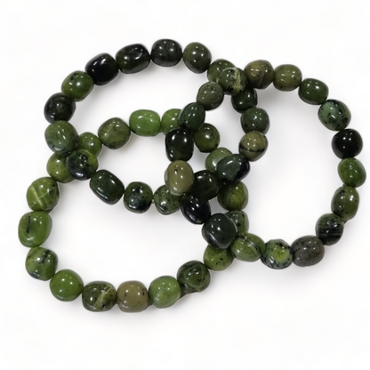 Nephrite Jade Tumbled Bracelet