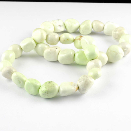 Lemon Chrysoprase Tumbled Bracelet