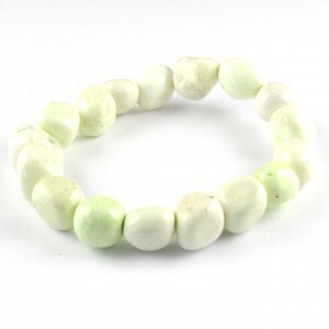 Lemon Chrysoprase Tumbled Bracelet