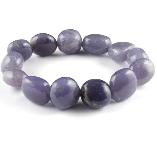 Purple Lepidolite Tumbled Bracelet