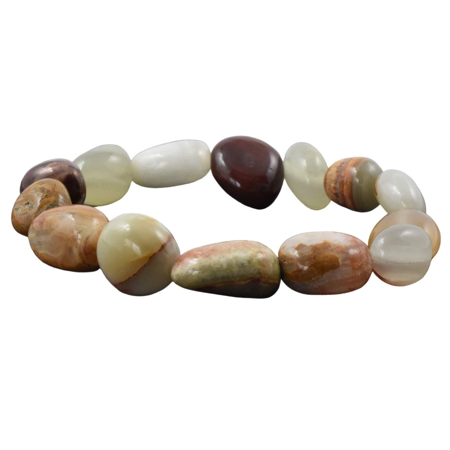 Rainbow Onyx Tumbled Bracelet