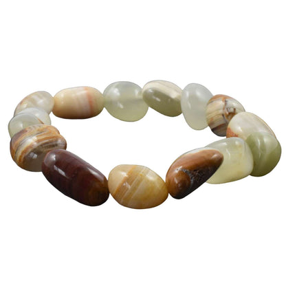 Rainbow Onyx Tumbled Bracelet