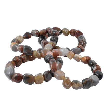 Petrified Wood Tumbled Bracelet