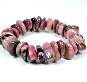 Rhodonite Tumbled Bracelet