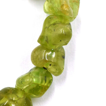 Peridot Tumbled Bracelet