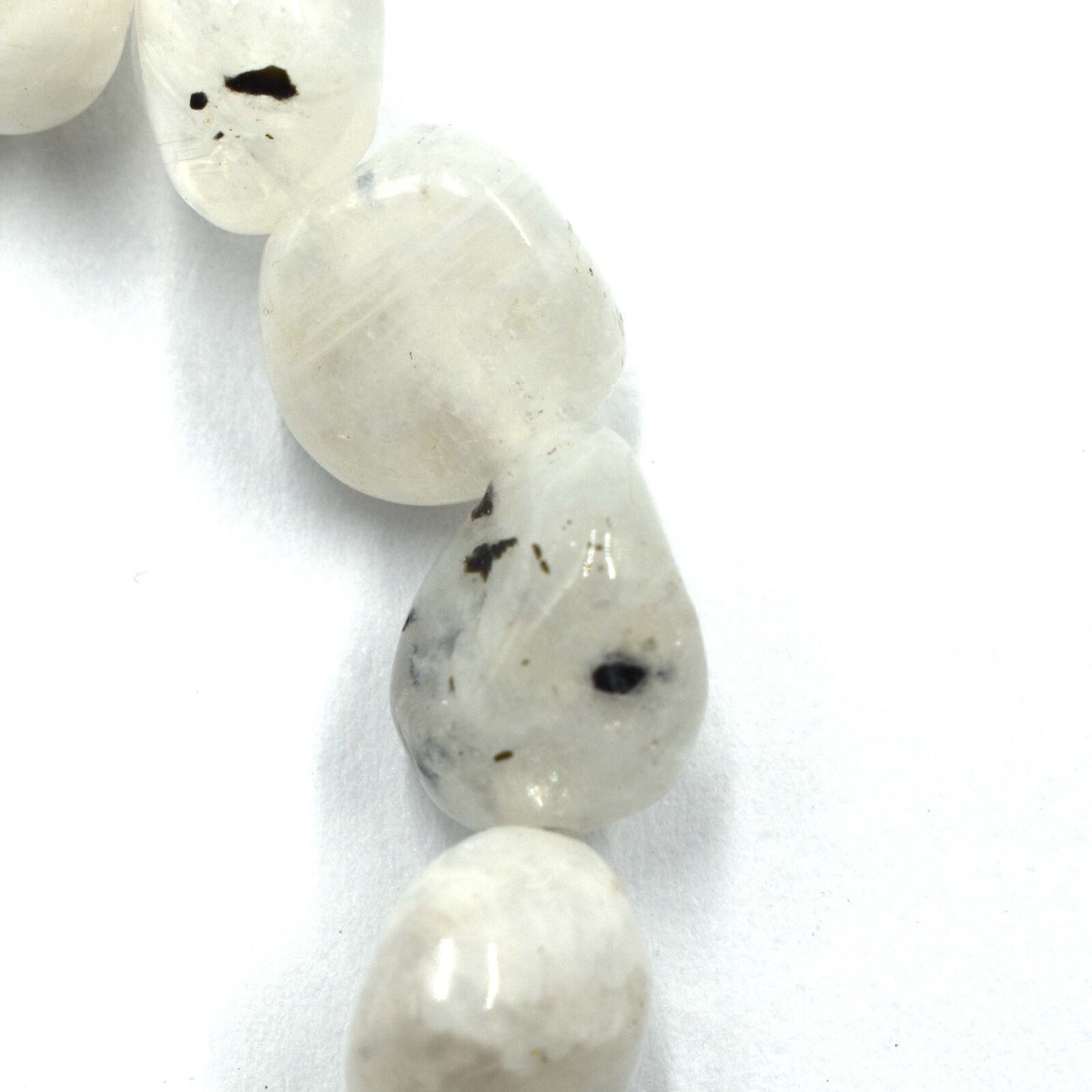 Rainbow Moonstone Tumbled Bracelet