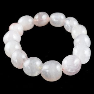 Rose Quartz Tumbled Bracelet