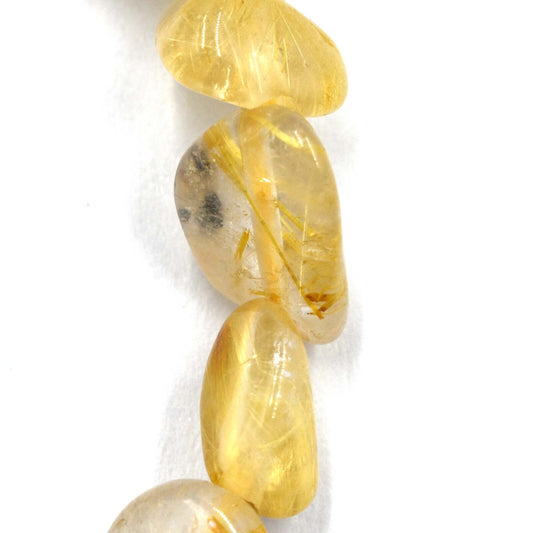 Golden Rutilated Quartz Tumbled Bracelet