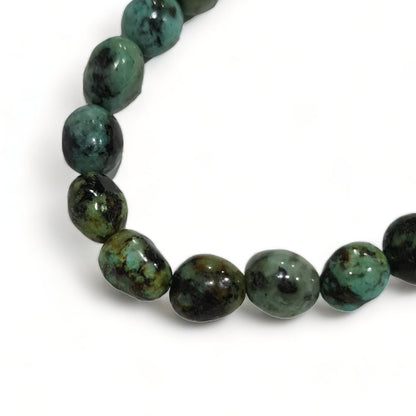 African Turquoise Tumbled Bracelet