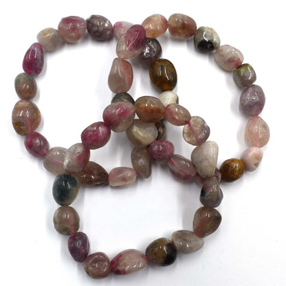 Mixed Tourmaline Tumbled Bracelet