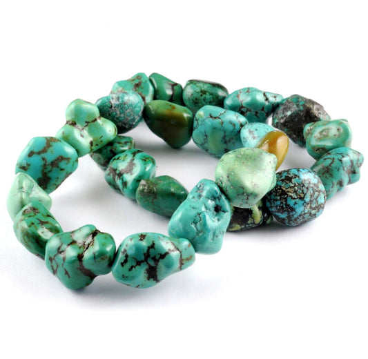 Tibetan Turquoise Tumbled Bracelet