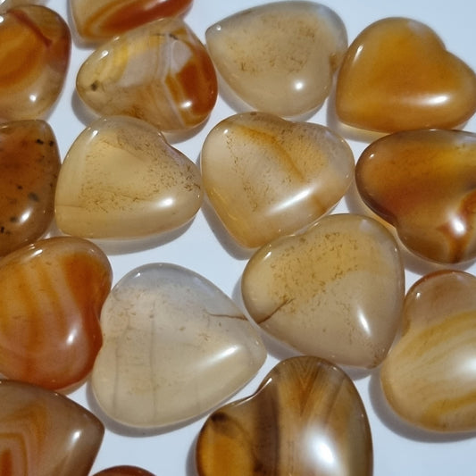 Carnelian Heart Carving