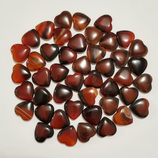 Carnelian Heart Carving