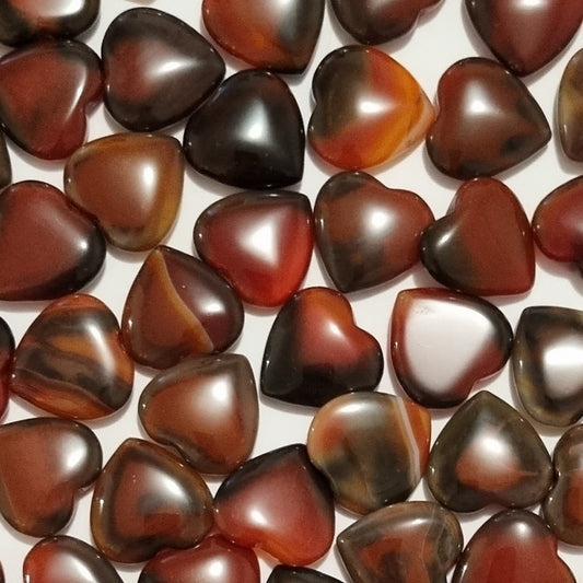 Carnelian Heart Carving