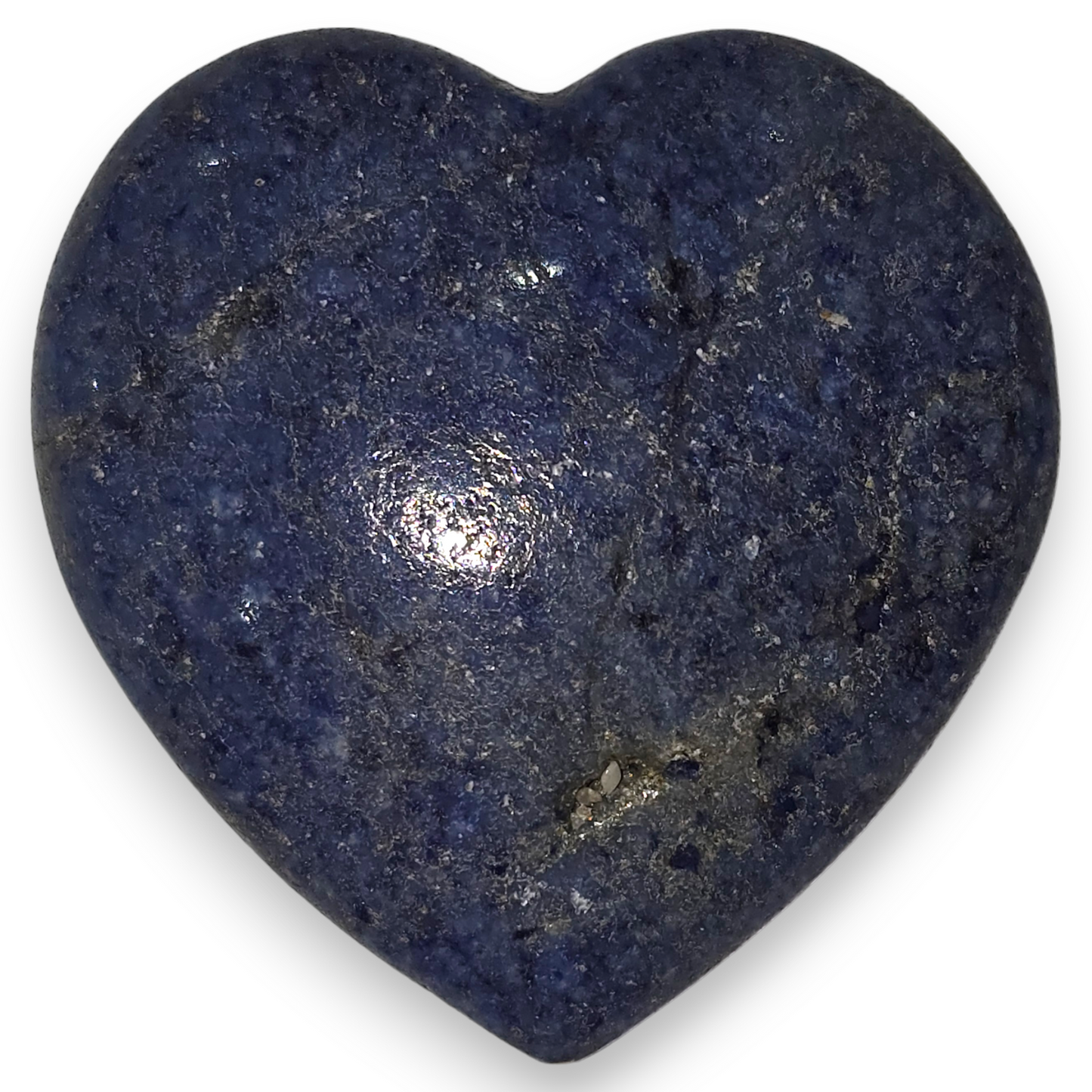 Dumortierite Heart Carving