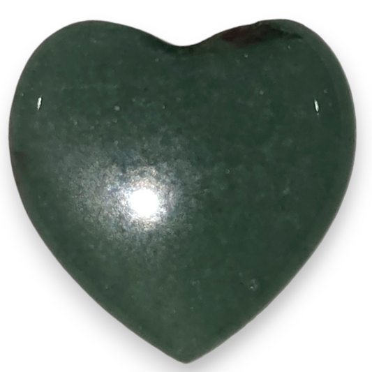 Green Aventurine Heart Carving