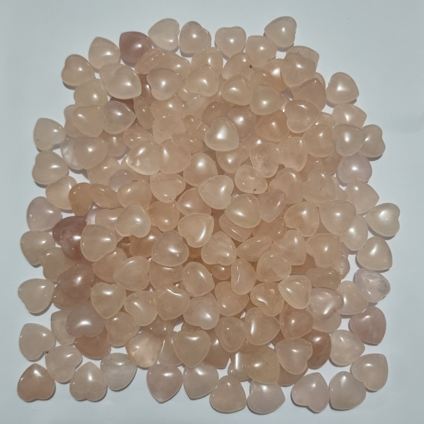 Rose Quartz Heart Carving