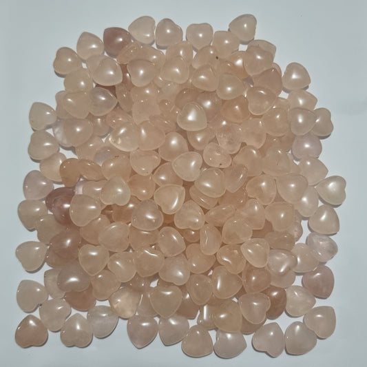 Rose Quartz Heart Carving