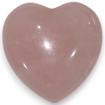 Rose Quartz Heart Carving