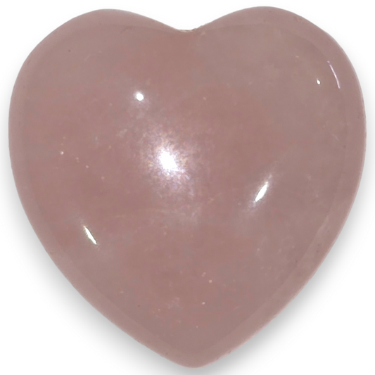 Rose Quartz Heart Carving