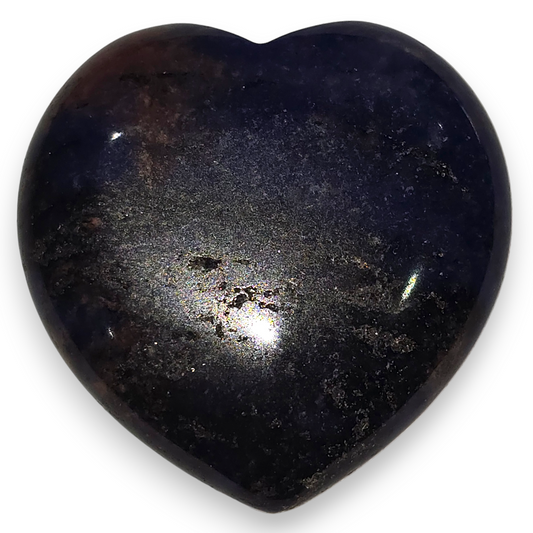 Sodalite Heart Carving