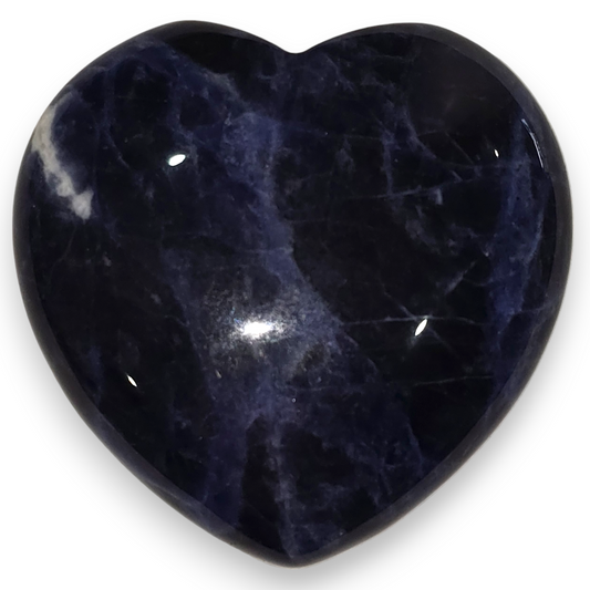 Sodalite Heart Carving