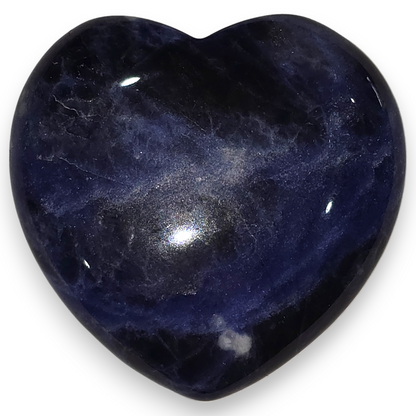 Sodalite Heart Carving