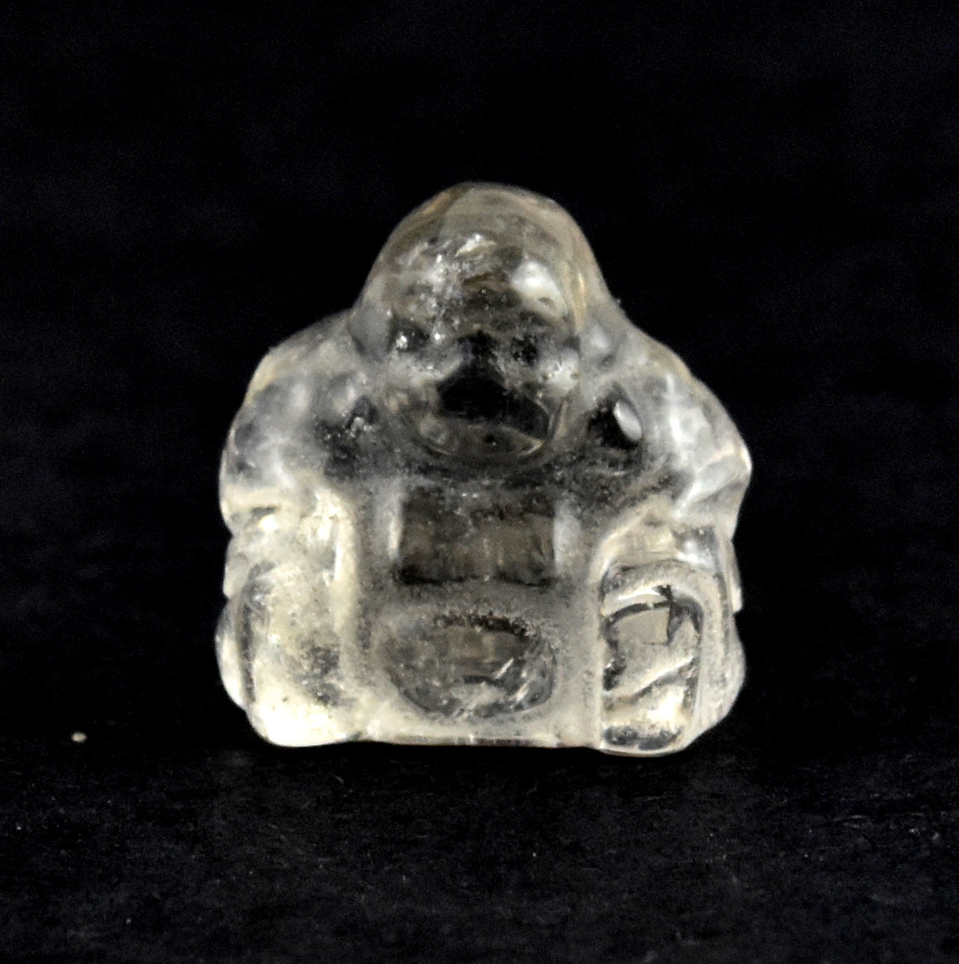 Clear Quartz Buddha Carving [Mini]