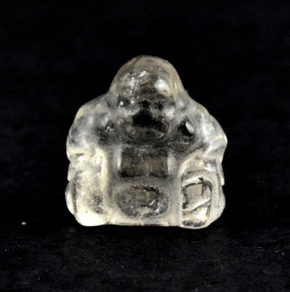Clear Quartz Buddha Carving [Mini]