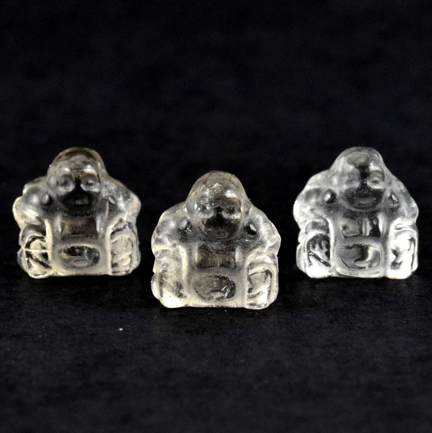 Clear Quartz Buddha Carving [Mini]