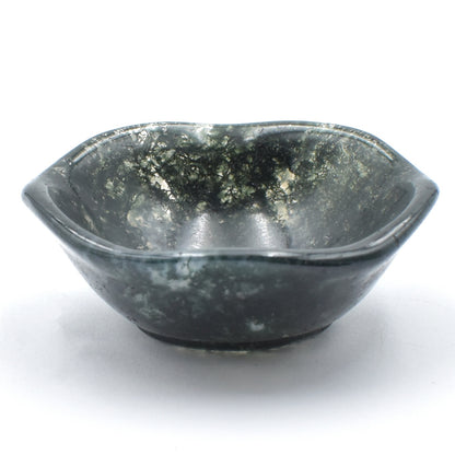 Green Moss Agate Bowl Carving